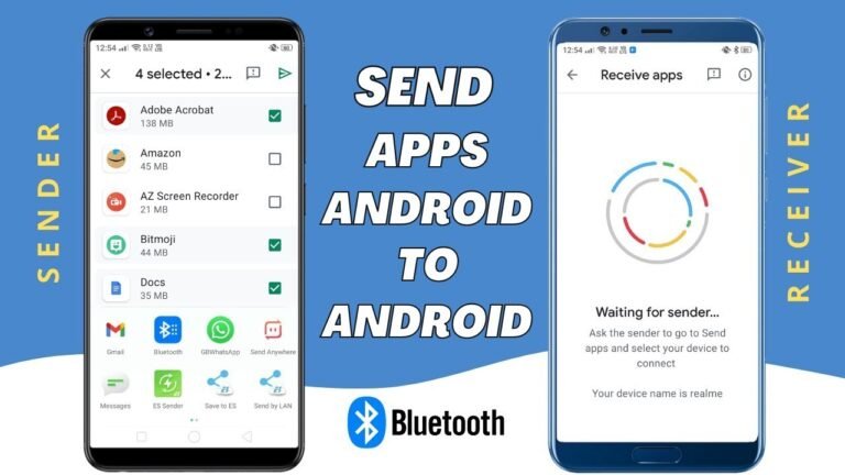 Share APK files between Android phones quickly using file transfer apps