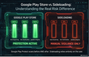 Google Play Store vs. Sideloading: Understanding the Real Risk Difference