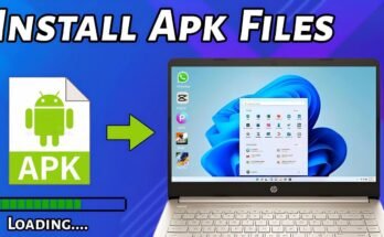 A Windows 11 desktop showing a mobile application interface open as a window, demonstrating how APK files can run natively on Windows 11 using the Android Subsystem."