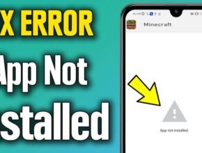 A troubleshooting graphic featuring a smartphone with an "App not installed" warning, used to illustrate an [App Not Installed Error Fix Android].