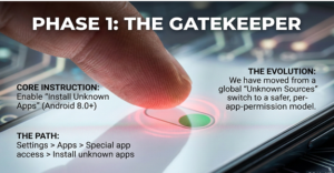 Phase 1: Enabling Installation from Unknown Sources