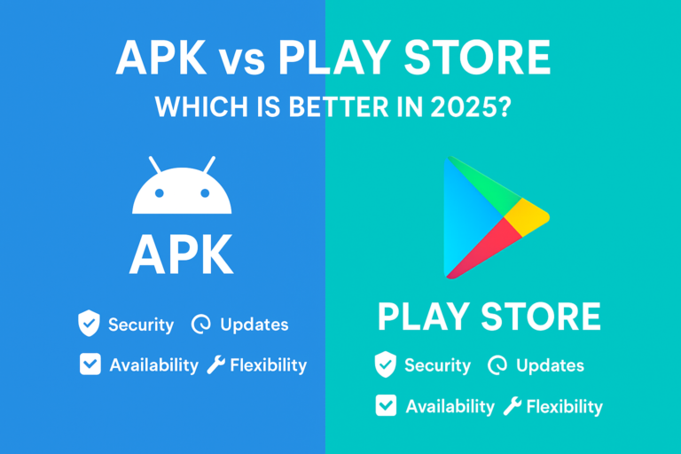 difference between APK and Play Store on Android