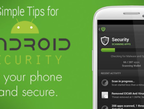 Secure APK scanning service detecting malware on Android device