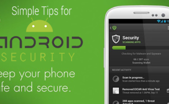 Secure APK scanning service detecting malware on Android device