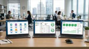 Three enterprise app distribution platforms showing private app store, CI/CD pipeline, and MDM dashboard interfaces Appaloosa, Appcircle, and Microsoft Intune each solve a different piece of the enterprise distribution puzzle — and in most large deployments, you'll end up using at least two of them together.