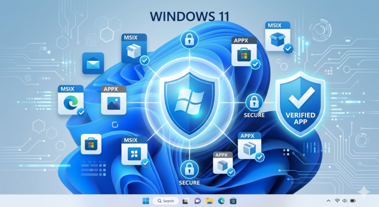 App package integrity verification process on Windows 11