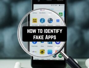 Fake apps on the Apple App Store showing warning signs on iPhone screen