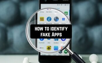 Fake apps on the Apple App Store showing warning signs on iPhone screen